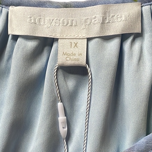 ADYSON Parker Floral Long Sleeve Blouse, in Plein Air Combo, NWT, 1X & 2X - Picture 9 of 13